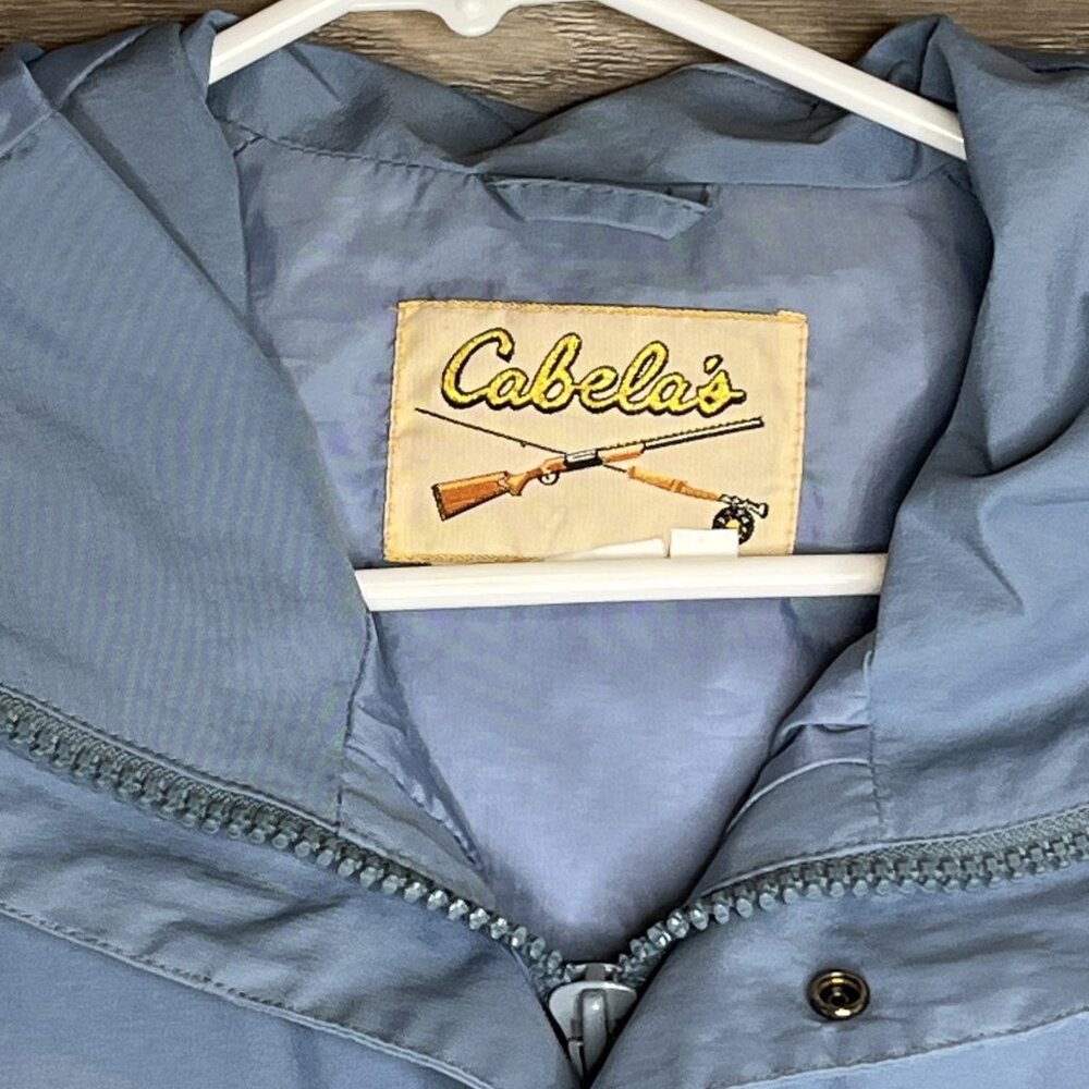 Cabela’s Goretex Rain Jacket and Pants Set Light Blue Size Small - Picture 3 of 12